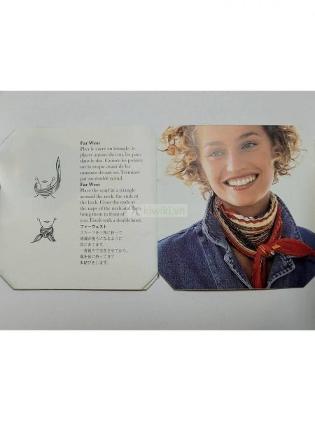 1002-Khăn lụa-HERMES Smile in Third Millenary pleated scarf13