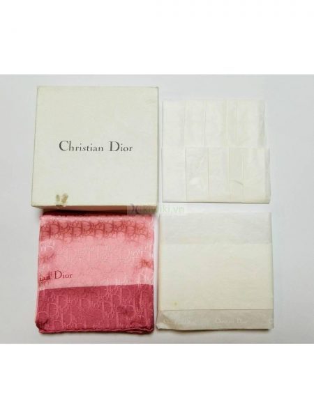 1009-Khăn-Dior pattern small square scarf (~47cm x 47cm)1