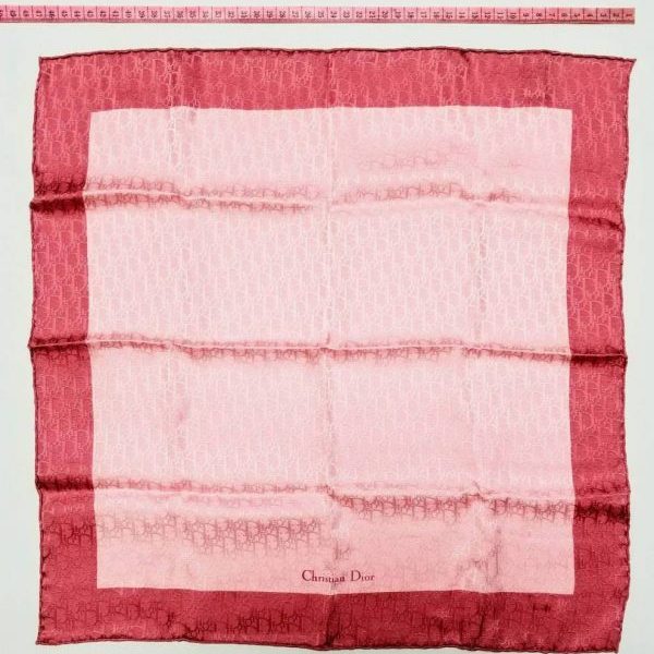 1009-Khăn-Dior pattern small square scarf (~47cm x 47cm)0