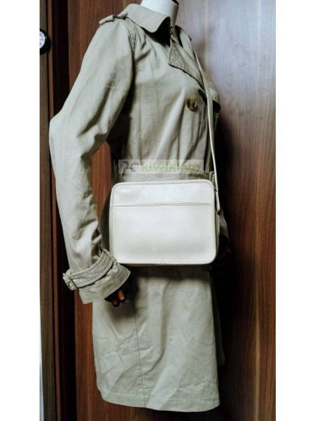 1478-Túi đeo chéo-COACH white leather crossbody bag2