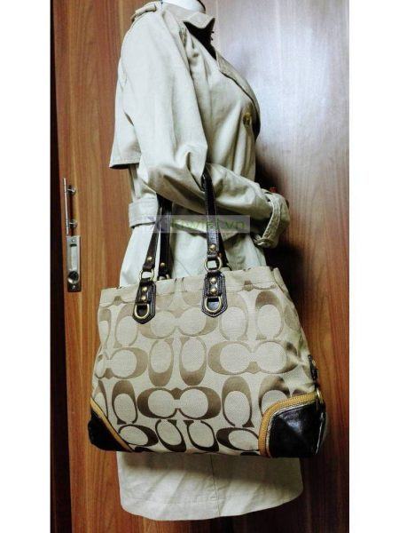 1469-Túi xách tay-Coach canvas tote bag2