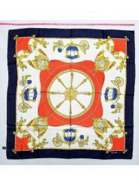1017-Khăn-Celine Paris vintage scarf (~86cm x 86cm)