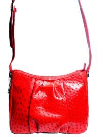 1332-Túi đeo chéo-JRA Ostrich leather crossbody bag