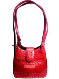 1333-Túi đeo vai-Ostrich leather shoulder bag