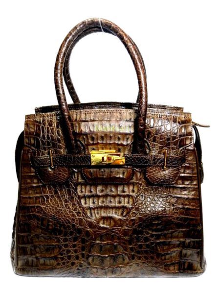 1301-Túi xách tay da cá sấu-CROCODILE skin birkin style handbag0