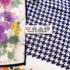 1019-Khăn lụa vuông-Christian Dior houndstooth and floral scarf-Khá mới5