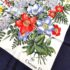 1020-Khăn lụa-CHRISTIAN DIOR floral vintage scarf-Khá mới2