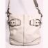 1468-Túi đeo chéo-Coach white leather messenger bag1
