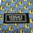 1153-Caravat/Cà vạt nam-Versace Styled in Italy GV logo Tie-Khá mới4