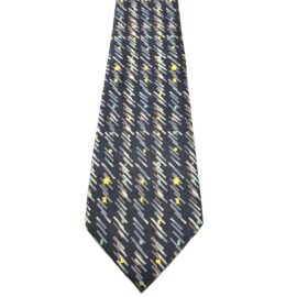 1156-Caravat/Cà vạt nam-Pierre Cardin gray background Tie-Khá mới