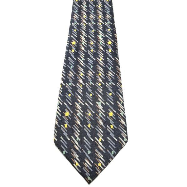 1156-Caravat/Cà vạt nam-Pierre Cardin gray background Tie-Khá mới0