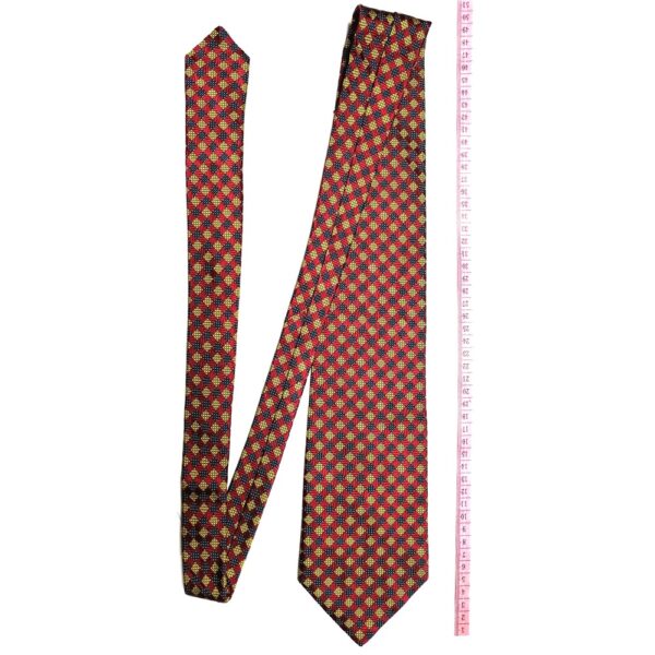 1177-Caravat/Cà vạt nam-Trussardi made in Italy silk tie-Gần như mới7