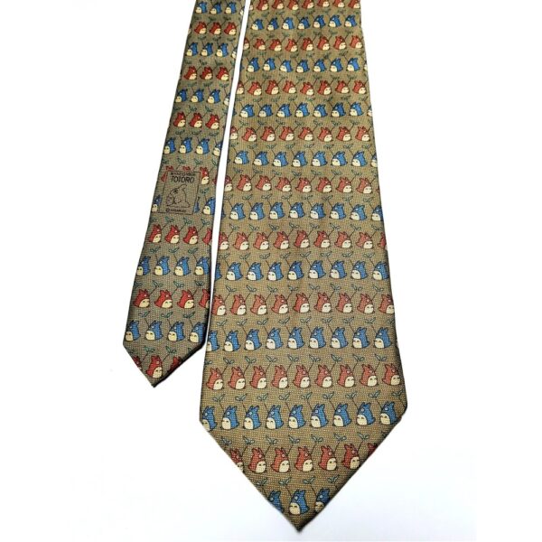 1182-Caravat/Cà vạt nam-Studio Ghibli Silk Tie0