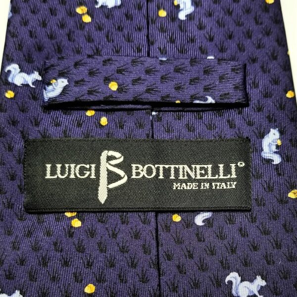 1192-Caravat/Cà vạt nam-Luigi Bottinelli silk Tie-Gần như mới3