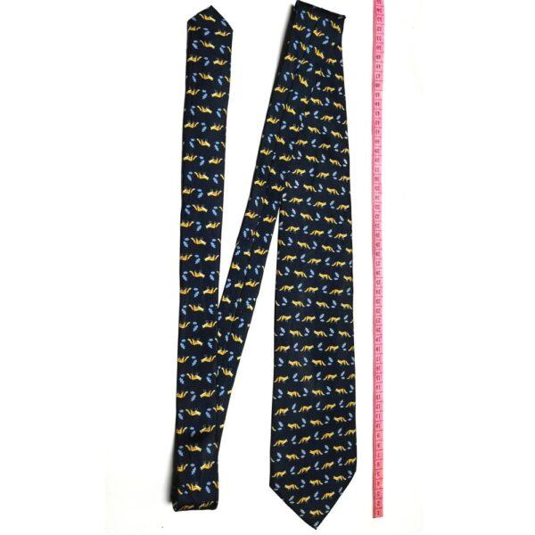 1200-Caravat/Cà vạt nam-Courreges silk tie-Khá mới7