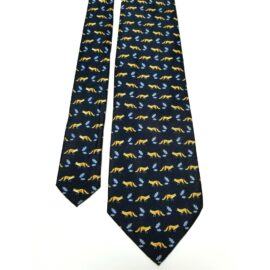 1200-Caravat/Cà vạt nam-Courreges silk tie-Khá mới