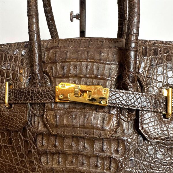 1301-Túi xách tay da cá sấu-CROCODILE skin birkin style handbag8