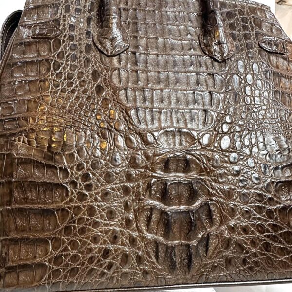 1301-Túi xách tay da cá sấu-CROCODILE skin birkin style handbag10