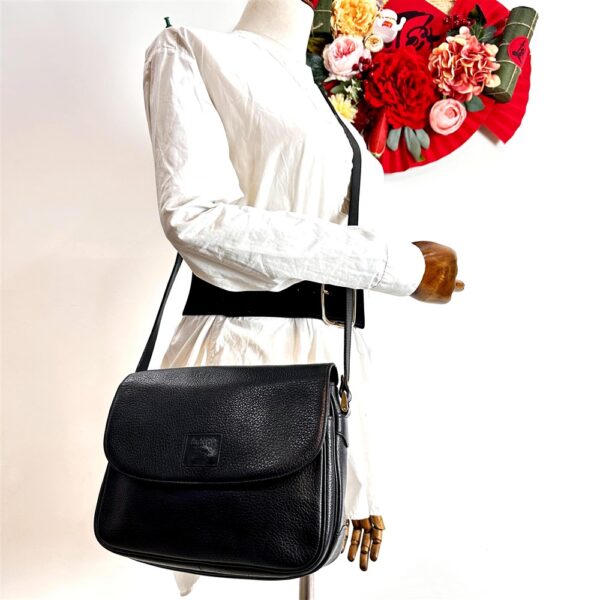 1362-Túi đeo chéo-BURBERRYS vintage leather crossbody bag1