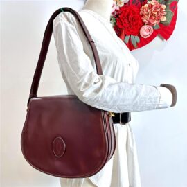 1385-Túi đeo chéo/đeo vai-CARTIER mast Bordeaux crossbody/shoulder bag