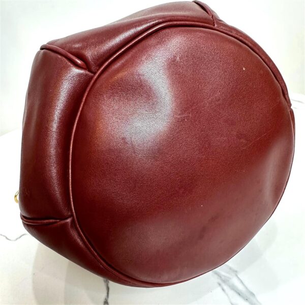 1386-Túi đeo vai-CARTIER Red Must de Cartier Leather bucket bag9