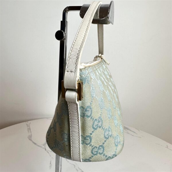 1489-Túi xách tay-GUCCI light blue monogram canvas pochette handbag4