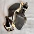 1221-Size 37.5-GRECO Madame Aoyama python leather sandals-Sandal nữ-Đã sử dụng10