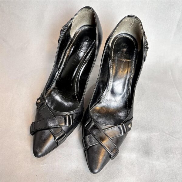 1232-Size 35.5-PINKY & DIANNE black heels-Giầy cao gót nữ-Đã sử dụng2