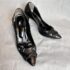 1232-Size 35.5-PINKY & DIANNE black heels-Giầy cao gót nữ-Đã sử dụng1