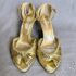 1234-Size 35.5-36-STRAWBERRY FIELDS gold metallic sandals-Sandal nữ-Đã sử dụng3