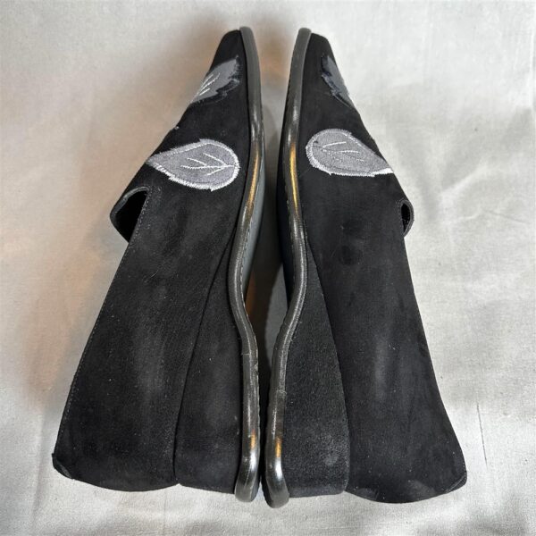 1241-Size 39.5-HEYRAUD Paris floral shoes-Giấy da nữ-Khá mới6