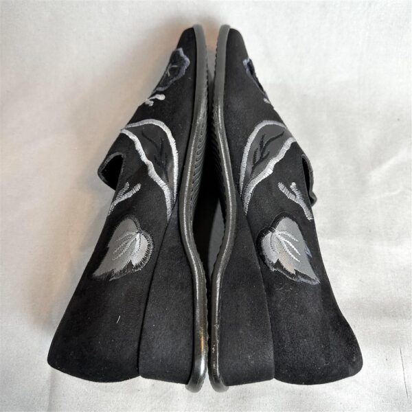 1241-Size 39.5-HEYRAUD Paris floral shoes-Giấy da nữ-Khá mới7
