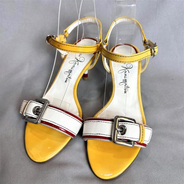 1222-Size 35-GINZA KANEMATSU strap sandals-Sandal nữ-Khá mới1