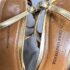 1238-Size 38-GRACE CONTINENTAL gold metallic sandals-Sandal nữ-Đã sử dụng12