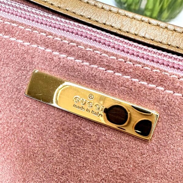 1488-Túi xách tay-GUCCI pink leather monogram pochette bag7