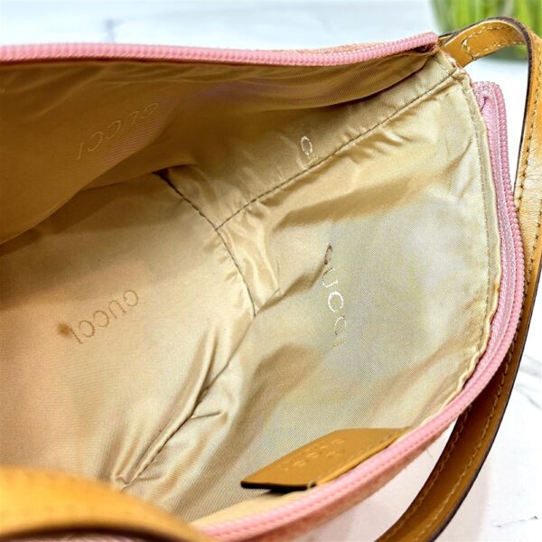 1488-Túi xách tay-GUCCI pink leather monogram pochette bag9