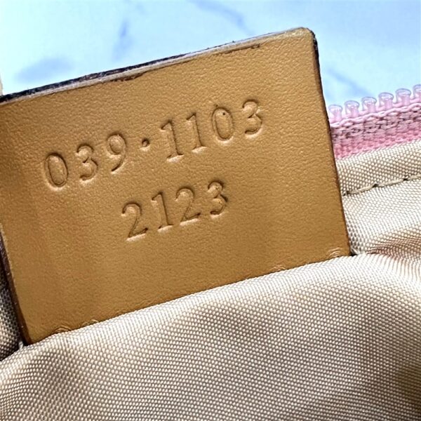 1488-Túi xách tay-GUCCI pink leather monogram pochette bag11