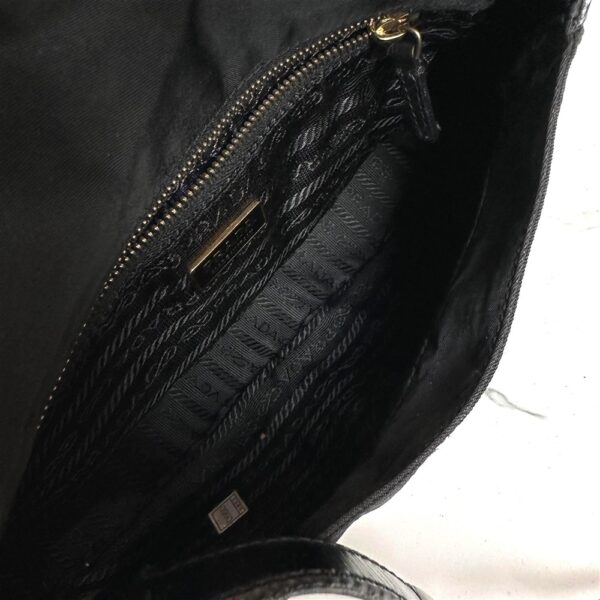 1345-Túi xách tay-PRADA TESSUTO nylon & leather baguette bag17