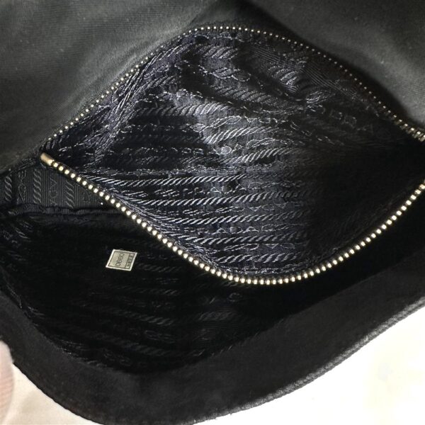 1345-Túi xách tay-PRADA TESSUTO nylon & leather baguette bag17