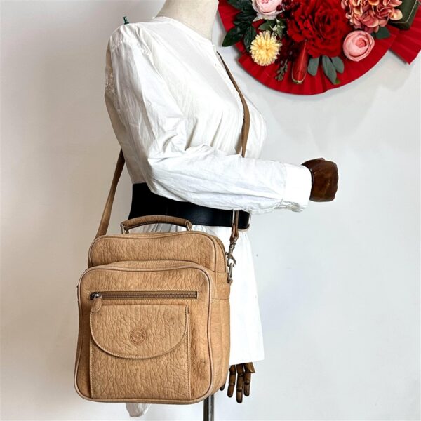1307-Túi đeo chéo nữ/nam-ALBERTO Elephant leather messenger bag1