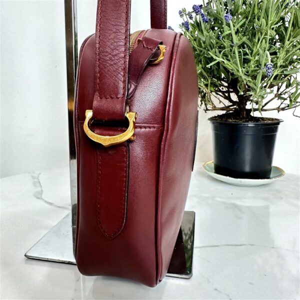 1388-Túi đeo chéo-CARTIER Bordeaux Leather Must de Cartier crossbody bag5