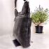 1430-Túi đeo chéo-KITAMURA black leather crossbody bag5