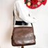1320-Túi đeo chéo nam/nữ-CASTING PARTY brown leather crossbody bag1