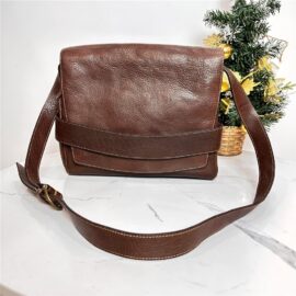 1320-Túi đeo chéo nam/nữ-CASTING PARTY brown leather crossbody bag