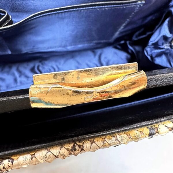 1325-Túi xách tay-Python skin handbag11