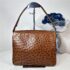 1334-Túi đeo vai-ALFRED ROTH ostrich leather shoulder bag3