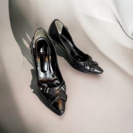 1232-Size 35.5-PINKY & DIANNE black heels-Giầy cao gót nữ-Đã sử dụng
