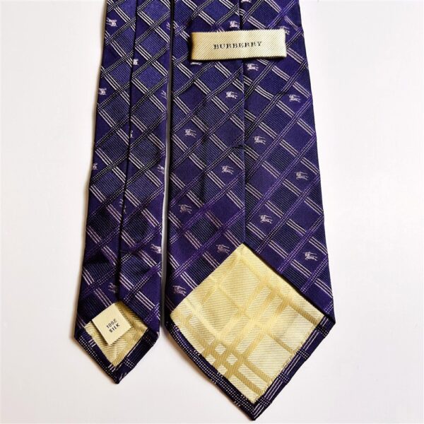 1168-Caravat/Cà vạt nam-Burberry Italy silk tie-Gần như mới5