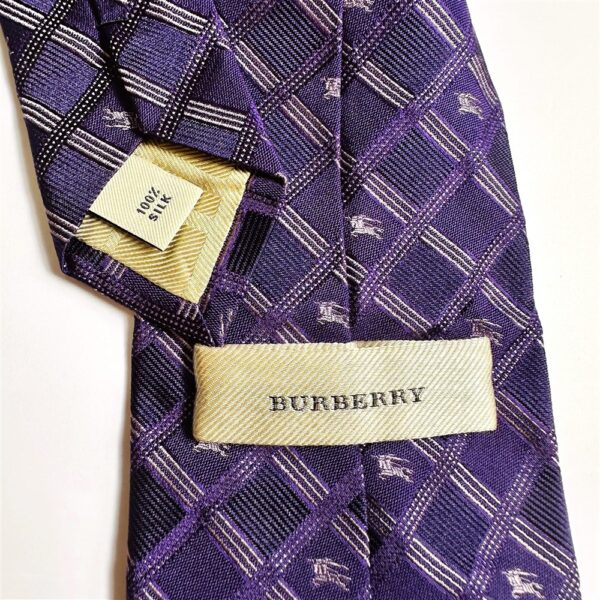 1168-Caravat/Cà vạt nam-Burberry Italy silk tie-Gần như mới6