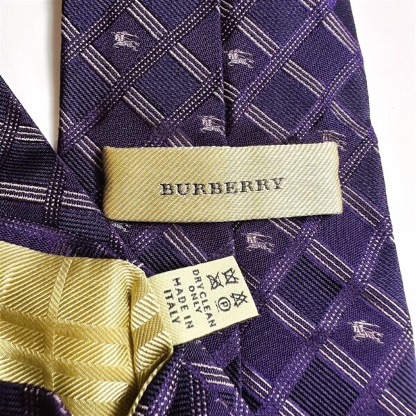 1168-Caravat/Cà vạt nam-Burberry Italy silk tie-Gần như mới7